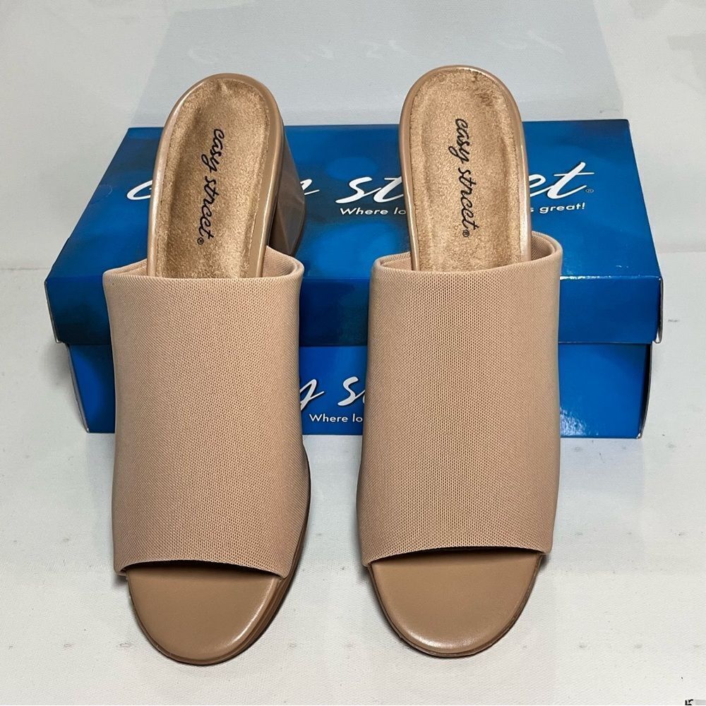 Easy Street Carmella Heeled Mules - Picture 5 of 7